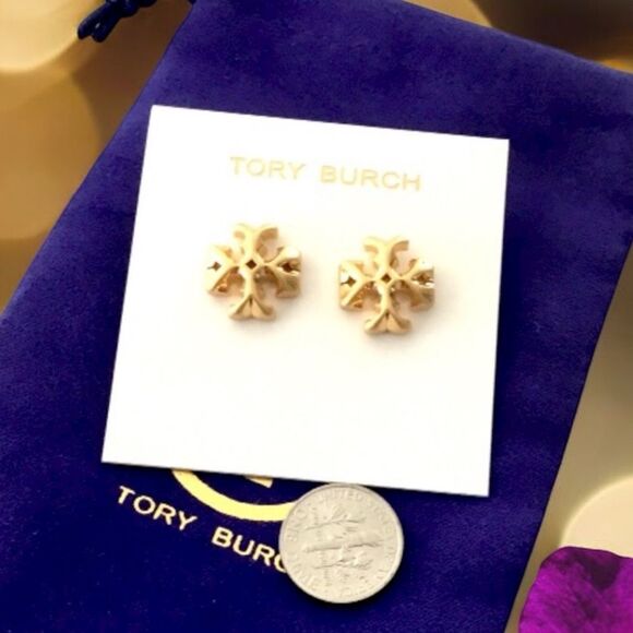 TORY BURCH ROXANNE STUD EARRINGS - Picture 2 of 5